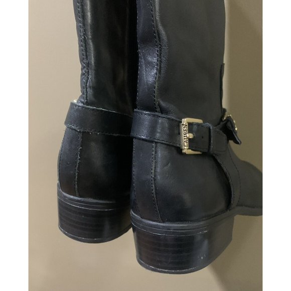 LAUREN RALPH LAUREN 'Marion' Riding Knee High Boots Black Size 7 - Picture 13 of 13